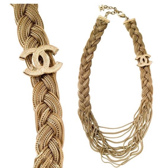 Host Pick -CHANEL Braided 07P Runway Necklace - Picture 1 of 5